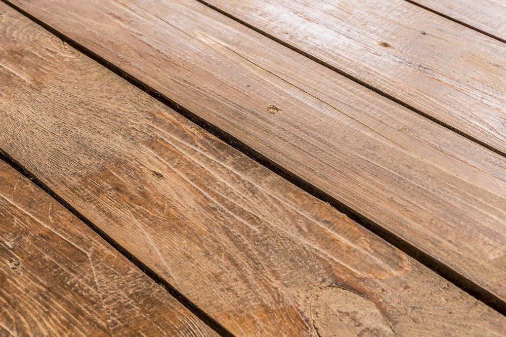wooden deck