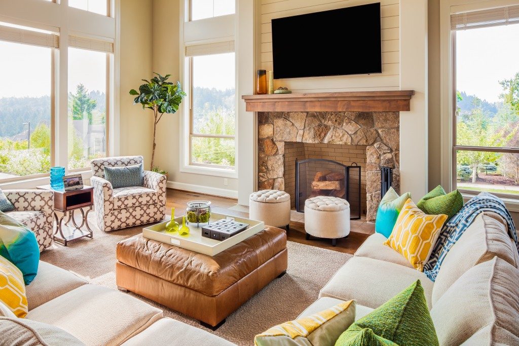 Beautiful Furnished Living Room Interior