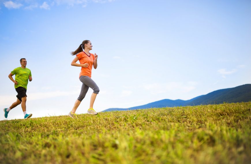 woman doing her jog