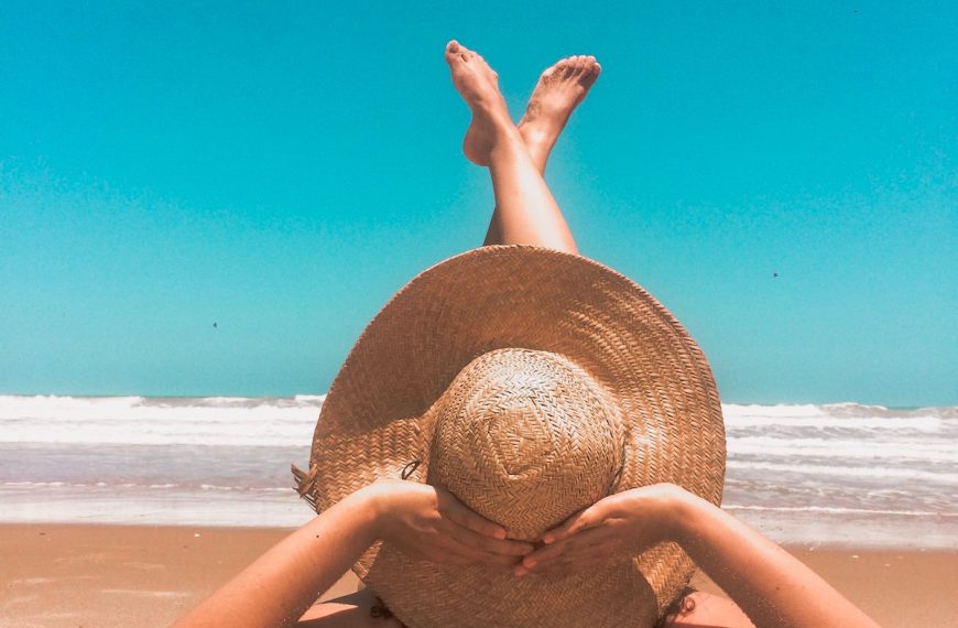 Person Laying On Sand