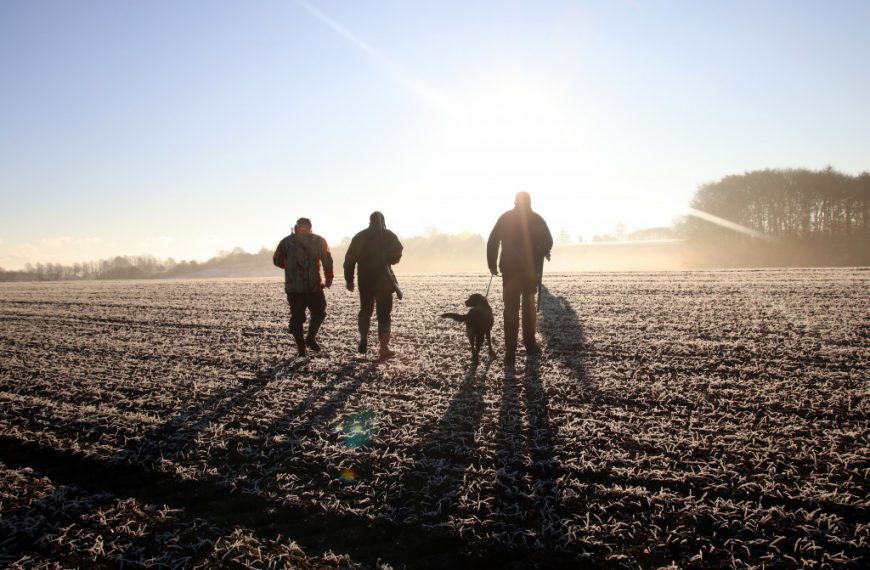 An image of a hunting crew ready to hunt